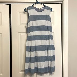 GAP striped denim style dress